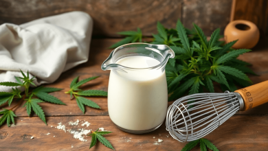 Heavy Cream Infused With Cannabis