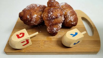 Sufganiyaot croissants